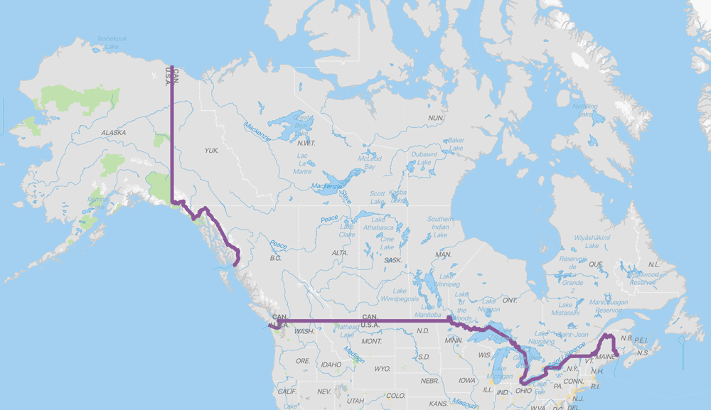 U.S.-Canada border
